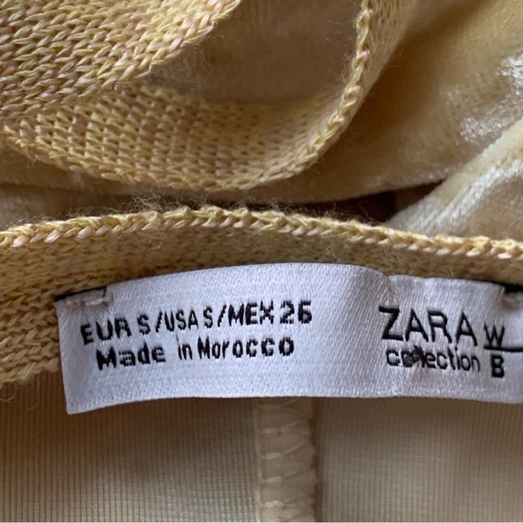 Zara Crushed Velvet Slip Dress - Picture 12 of 13